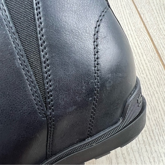 Sorel Women's Evie II Zip Ankle Bootie US7 Black Leather $150 - Picture 7 of 13